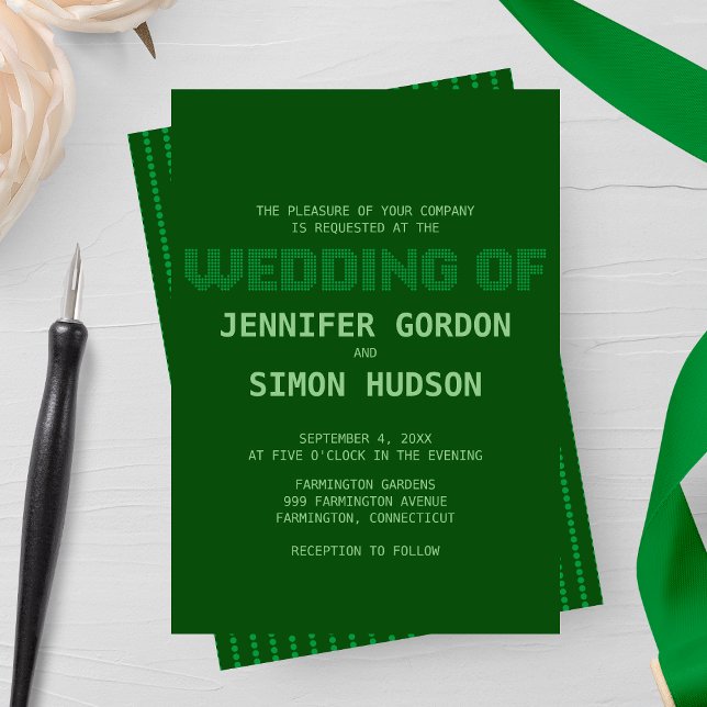 Pixed "Wedding Of" Wedding Invitation (Creator Uploaded)