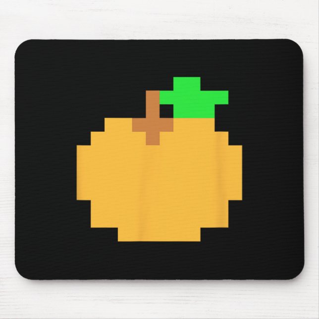Pixel 8-bit Arcade Video Game Matching Costume Tea Mouse Mat (Front)