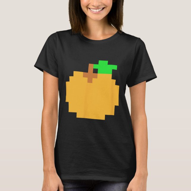 Pixel 8-bit Arcade Video Game Matching Costume Tea T-Shirt (Front)