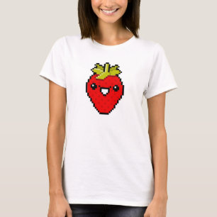 Pixel Art Cute Strawberry T-Shirt