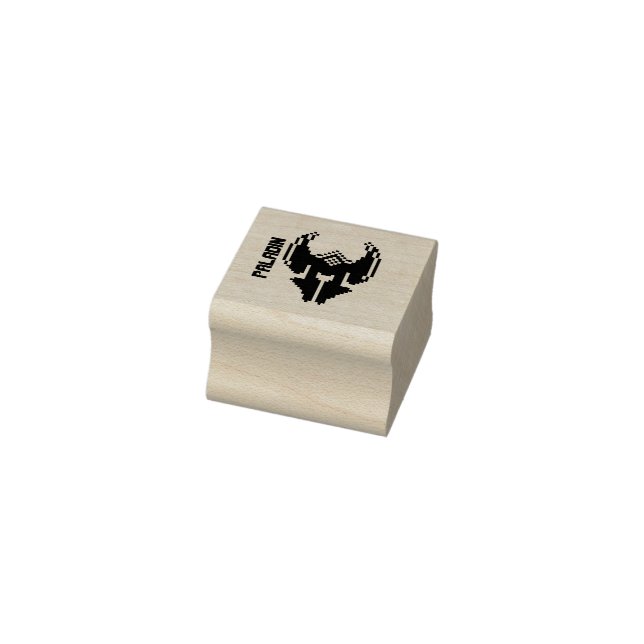 Pixel Art D&D Class Icon Paladin Rubber Stamp (Stamp)