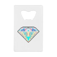 Pixel art diamond gem