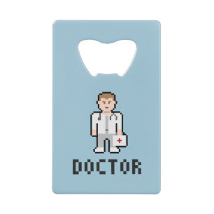 Pixel Art Doctor Bottle Opener