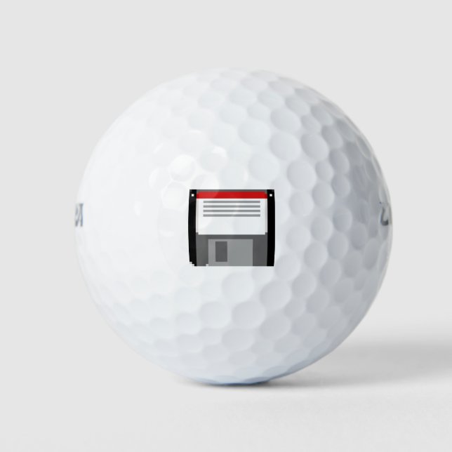 Pixel art floppy disc golf balls (Front)
