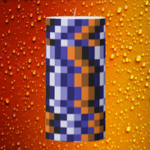 Pixel Art Glow Pillar Candle