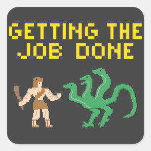 Pixel Art Hercules - Sticker