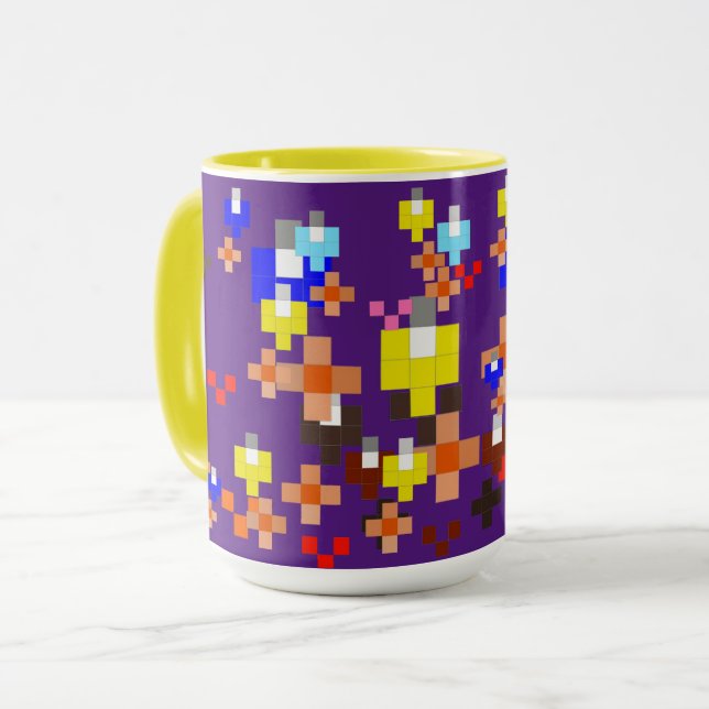 Pixel Art Impressionism - Summer 2023 Mugs (Front Left)