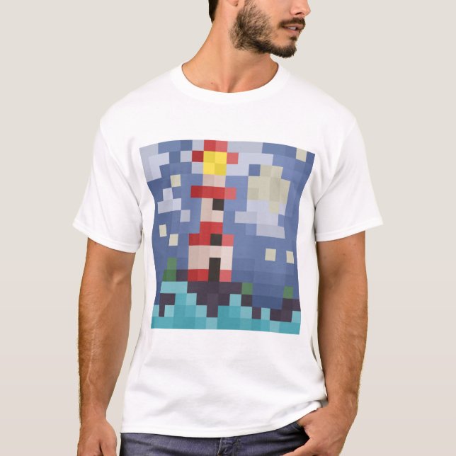 Pixel Art - Light Tower T-Shirt (Front)