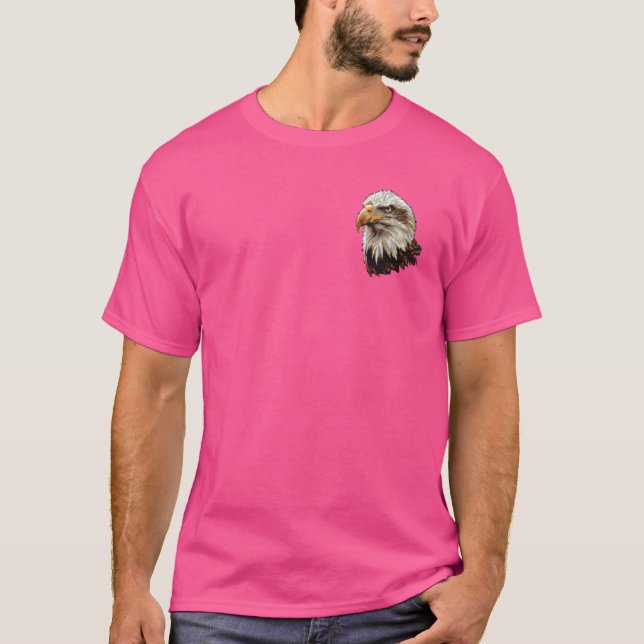 Pixel Art Lover - Eagle Dad Mum T-Shirt (Front)