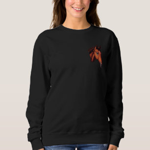 Pixel Art Lover - Horse Dad Mum Sweatshirt