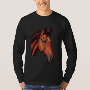 Pixel Art Lover - Horse Dad Mum T-Shirt