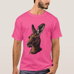 Pixel Art Lover - Kangaroo Dad Mum T-Shirt