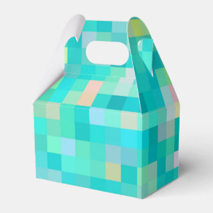 Pixel Art Multicolor Pattern Favour Box