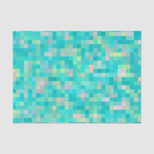 Pixel Art Multicolor Pattern Tissue Paper