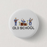 Pixel Art - Power Trio - Button