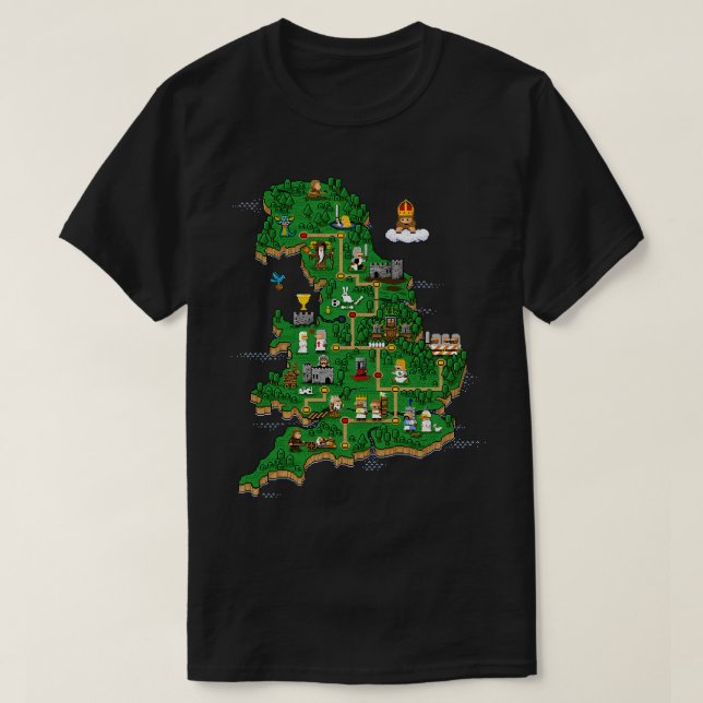 Pixel Art Python T-Shirt (Design Front)