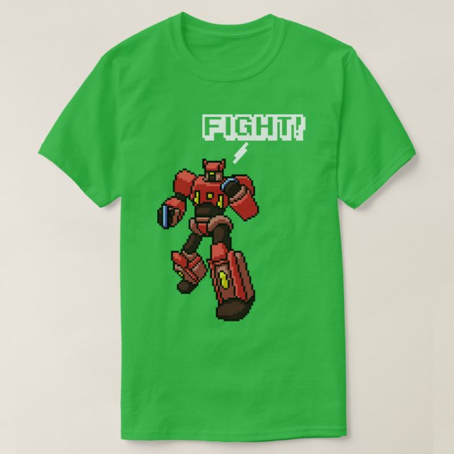 Pixel Art  Robot T-Shirt (Design Front)