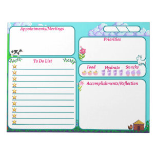 Pixel Art To Do List Notepad