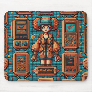 pixel artwork mouse mat