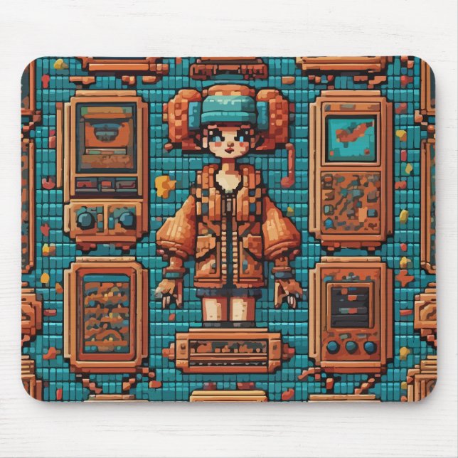 pixel artwork mouse mat (Front)