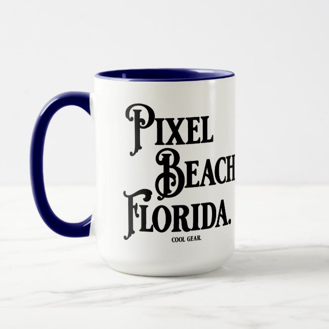 Pixel Beach Florida Mug (Left)