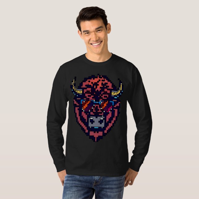 Pixel Bison T-Shirt (Front Full)