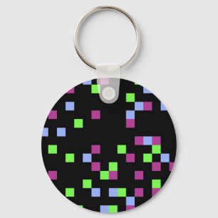pixel black key ring