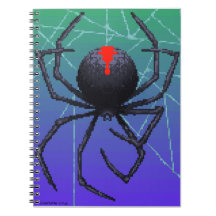 Pixel black widow spider 
