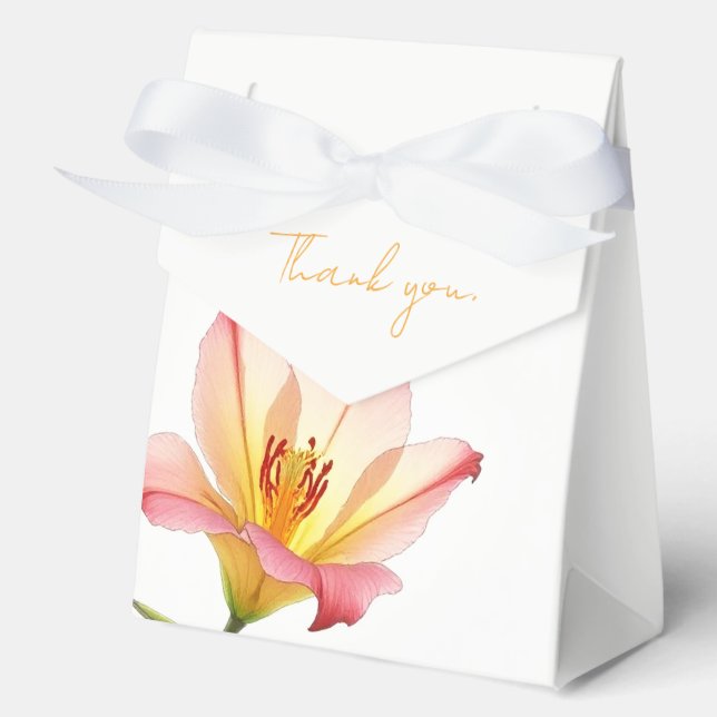 Pixel Bloom Trio  Favour Box (Front)