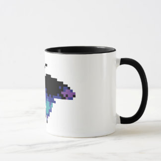 Pixel butterfly mug