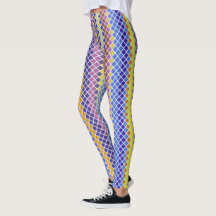 Pixel By Pixel Tiled Pattern Leggings
