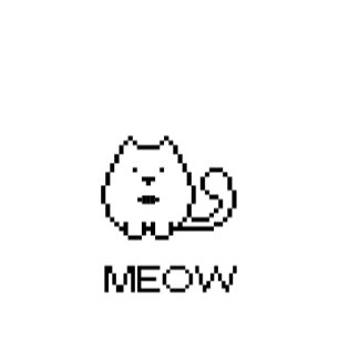 Pixel Cat Meow T-Shirt