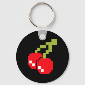 Pixel Cherries 80s Video Game Costume Easy Group H Key Ring