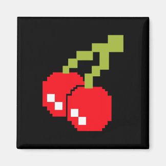 Pixel Cherries 80s Video Game Costume Easy Group H Magnet