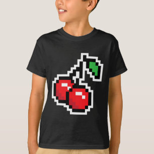 Pixel Cherries 80s Video Game Halloween Costume Ea T-Shirt