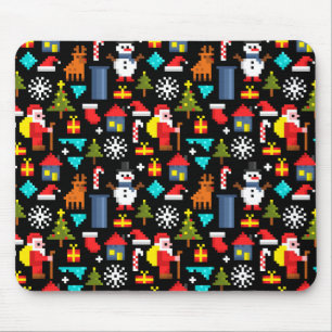 Pixel Christmas Mouse Mat