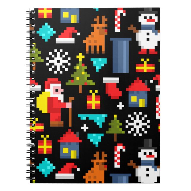 Pixel Christmas Notebook (Front)