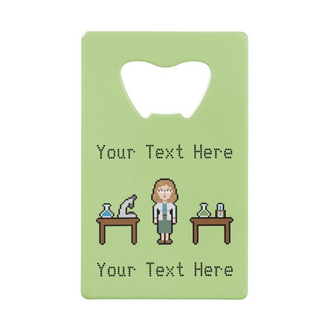 Pixel Custom Female Scientist (Front)