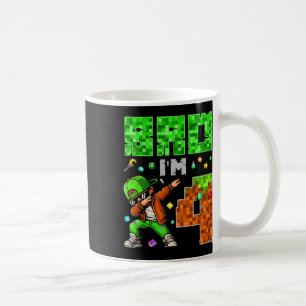 Pixel Dab Gamer Style Birthday Gift For Boys 4  Coffee Mug