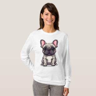 Pixel French Bulldog Flair T-Shirt
