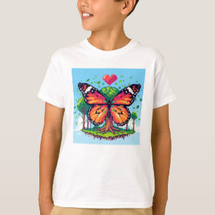 Pixel Friends: Forest Protection (butterfly) #08 T-Shirt