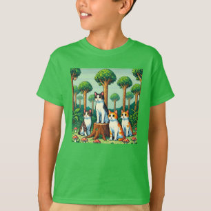 Pixel Friends: Forest Protection (cats) #13 T-Shirt