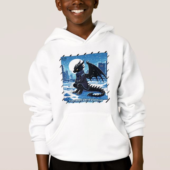 Pixel Friends: Winter Wonderland #20 (dark dragon) (Front)