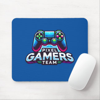 Pixel Gamers Team – Blue Gamer Mouse Mat