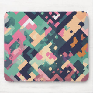 Pixel geometric mouse mat