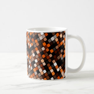 Pixel Grid Coffee Mug