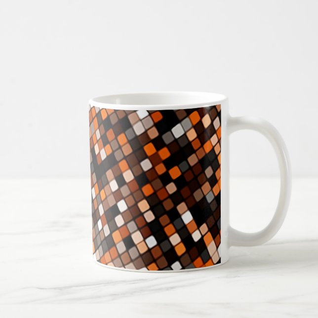 Pixel Grid Coffee Mug (Right)