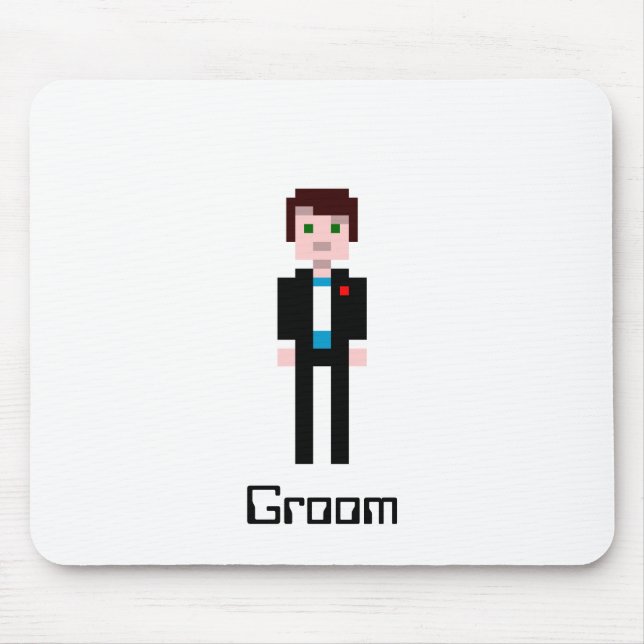 Pixel Groom Mouse Mat (Front)