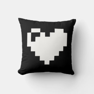 Pixel Heart 8 bits Cushion