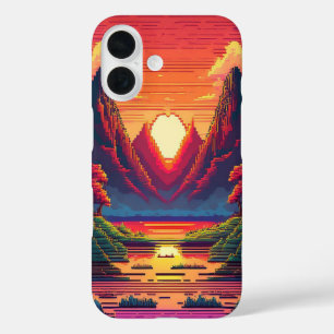 Pixel Horizon iPhone 16 Case